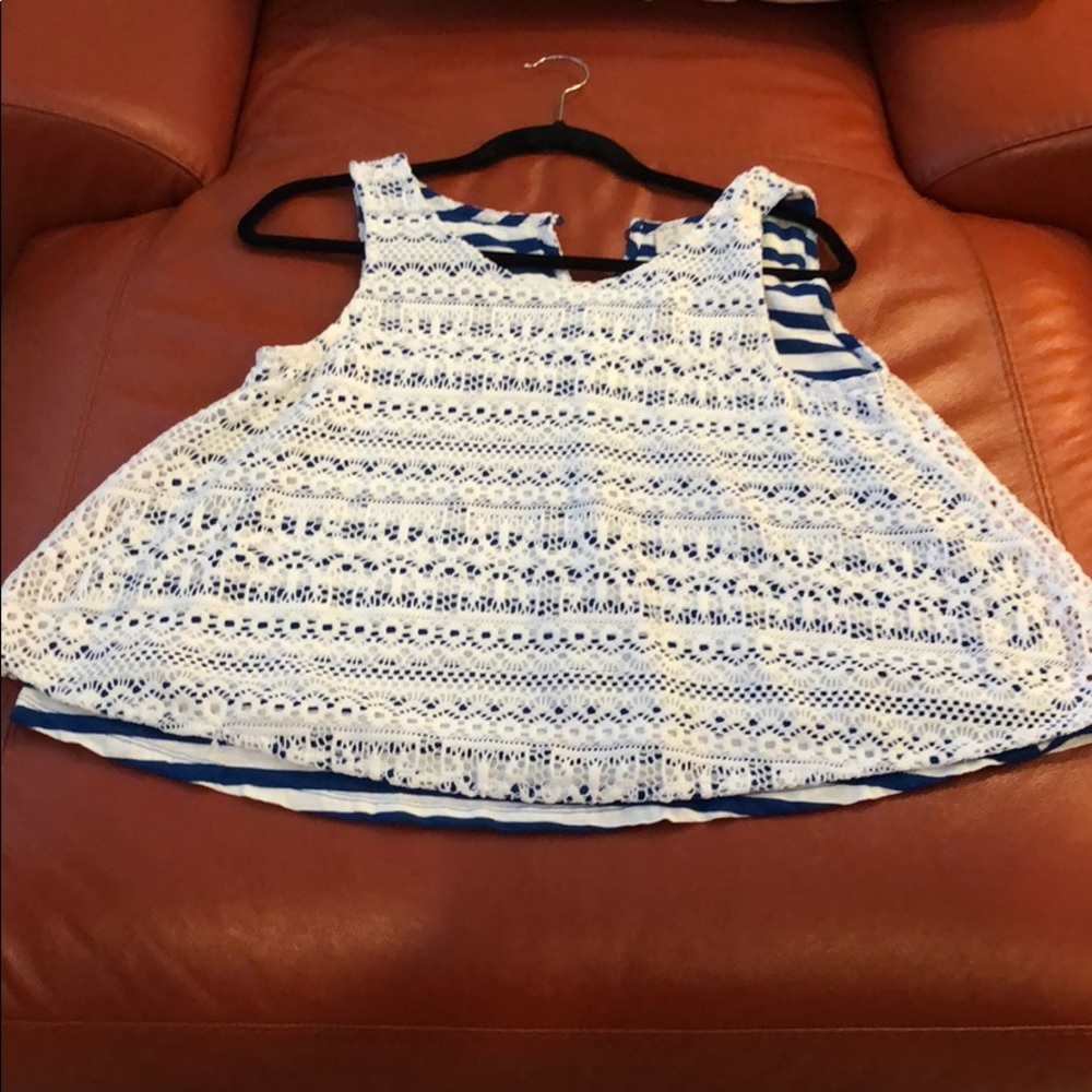 Double layer Anthropologie top in good condition